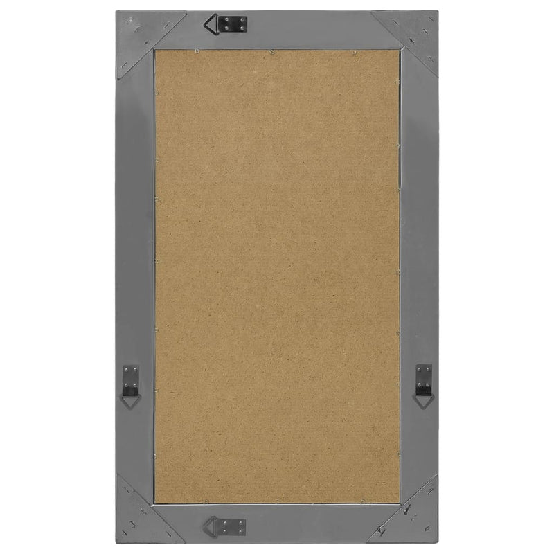 vidaXL fekete barokk stílusú fali tükör 50 x 80 cm