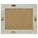 vidaXL ezüstszínű barokk stílusú fali tükör 60 x 40 cm