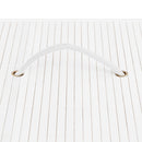 vidaXL fehér egyrészes bambusz szennyestartó kosár