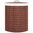 vidaXL barna sarok bambusz szennyestartó kosár 60 L