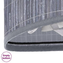 vidaXL szürke sarok bambusz szennyestartó kosár 60 L