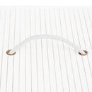 vidaXL 4 db fehér bambusz tárolódoboz