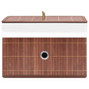 vidaXL 4 db barna bambusz tárolódoboz