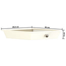 vidaXL XXL 15 fiókos mozgatható fekete műanyag tárolókocsi