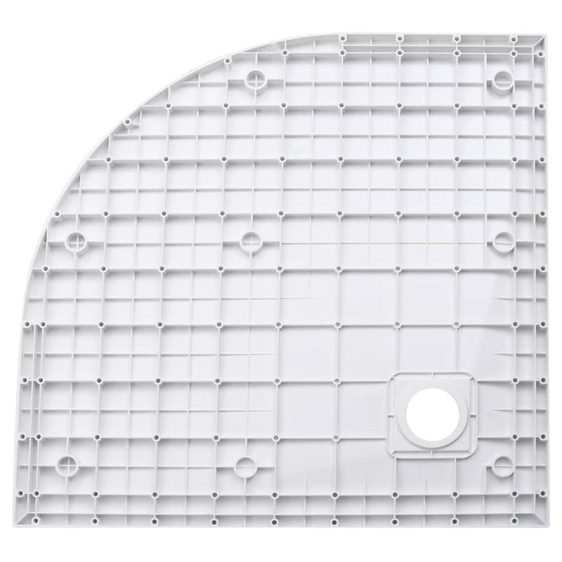 vidaXL fehér SMC zuhanytálca 90 x 90 cm