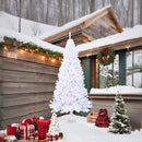 vidaXL fehér PVC műkarácsonyfa vastag ágakkal 210 cm