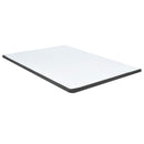 vidaXL sötétszürke rugós szövetágy 140 x 200 cm