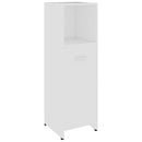 vidaXL fehér szerelt fa fürdőszobaszekrény 30 x 30 x 95 cm