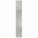 vidaXL betonszürke szerelt fa fürdőszobaszekrény 30 x 30 x 183,5 cm