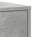 vidaXL betonszürke szerelt fa fürdőszobaszekrény 30 x 30 x 183,5 cm