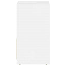 vidaXL magasfényű fehér szerelt fa fürdőszobaszekrény 60 x 33 x 61 cm