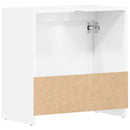 vidaXL magasfényű fehér szerelt fa fürdőszobaszekrény 60 x 33 x 61 cm