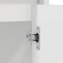 vidaXL magasfényű fehér szerelt fa fürdőszobaszekrény 60 x 33 x 61 cm