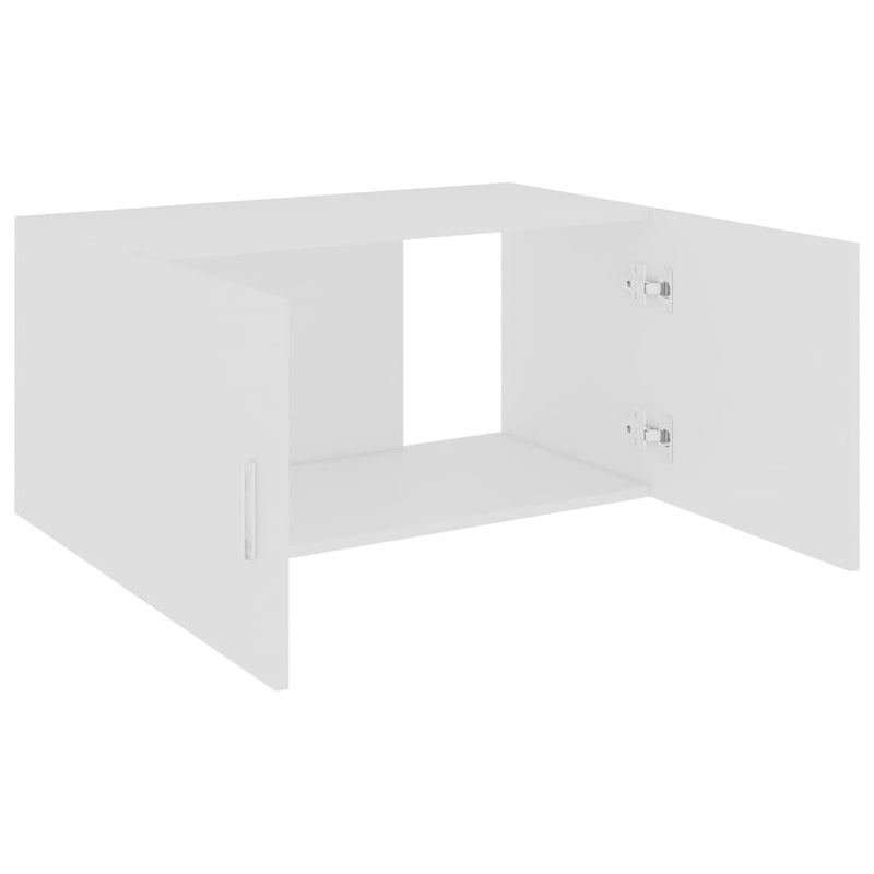 vidaXL fehér szerelt fa falra szerelhető szekrény 80 x 39 x 40 cm