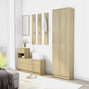 vidaXL sonoma tölgy színű szerelt fa előszobaszekrény 55 x 25 x 189 cm
