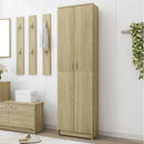 vidaXL sonoma tölgy színű szerelt fa előszobaszekrény 55 x 25 x 189 cm