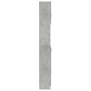vidaXL betonszürke szerelt fa fürdőszobaszekrény 32 x 25,5 x 190 cm