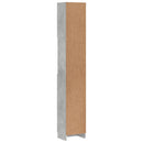 vidaXL betonszürke szerelt fa fürdőszobaszekrény 32 x 25,5 x 190 cm