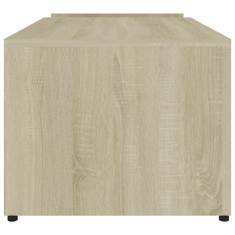 vidaXL sonoma tölgy színű szerelt fa dohányzóasztal 90 x 45 x 35 cm