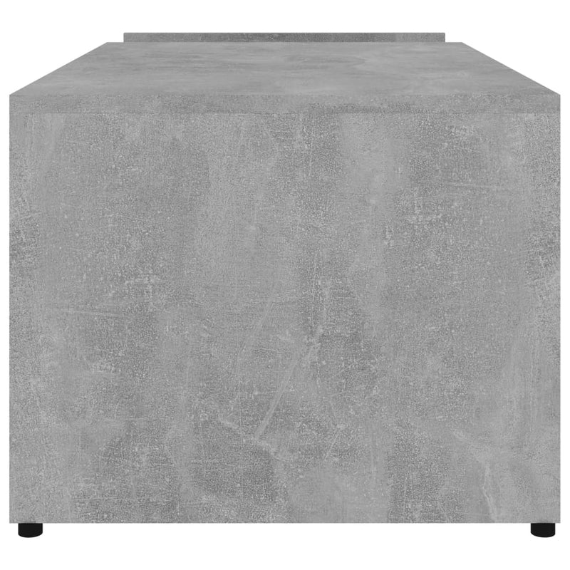 vidaXL betonszürke szerelt fa dohányzóasztal 90 x 45 x 35 cm