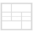 vidaXL fehér szerelt fa fali polc 90 x 16 x 78 cm