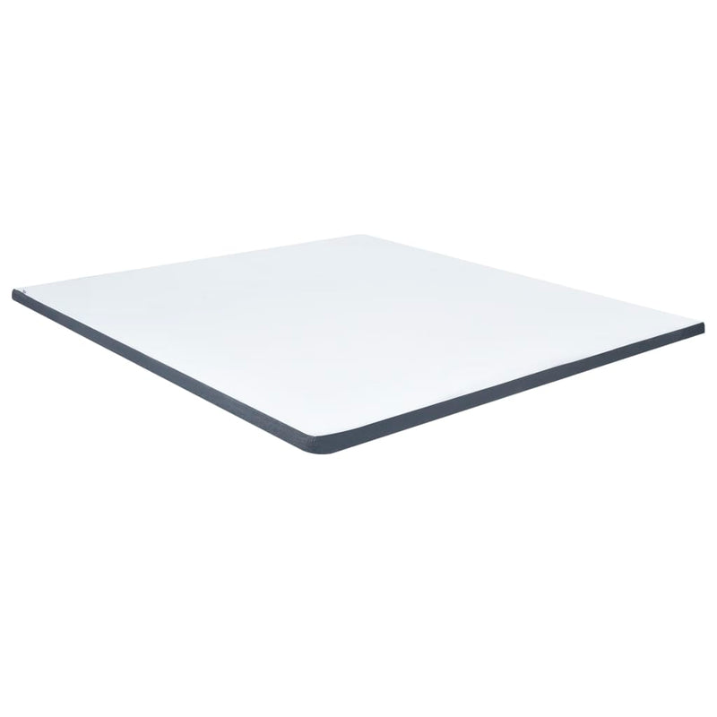 vidaXL sötétszürke rugós szövetágy 200 x 200 cm