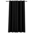 vidaXL antracit vászonhatású sötétítőfüggöny fűzőkarikával 290x245 cm