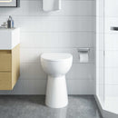 vidaXL fehér kerámia perem nélküli WC 7 cm extra magasság Soft Close