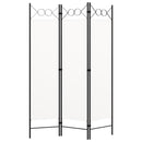 vidaXL fehér 3-paneles paraván 120 x 180 cm