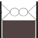 vidaXL barna 3 paneles paraván 120 x 180 cm