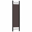 vidaXL barna 3 paneles paraván 120 x 180 cm