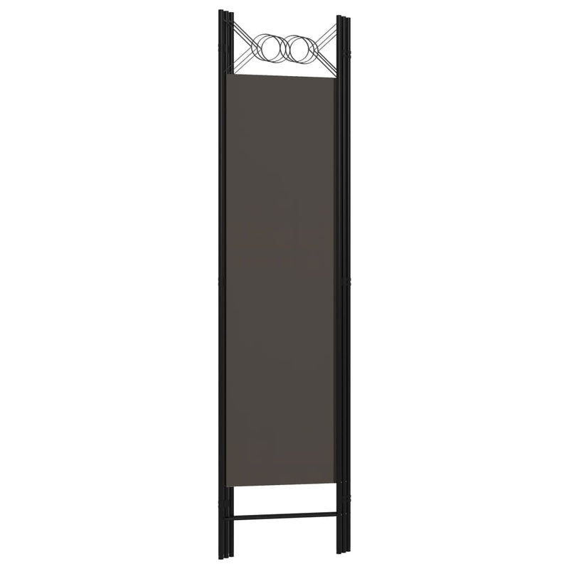 vidaXL antracitszürke 3 paneles paraván 120 x 180 cm
