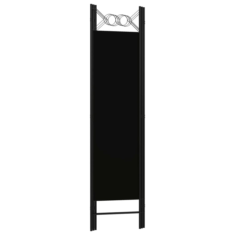 vidaXL fekete 3 paneles paraván 120 x 180 cm