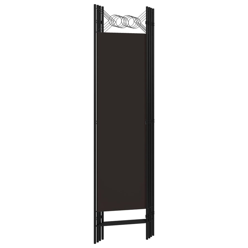 vidaXL barna 4 paneles paraván 160 x 180 cm