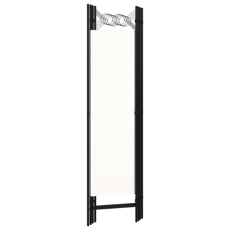 vidaXL krémfehér 4 paneles paraván 160 x 180 cm