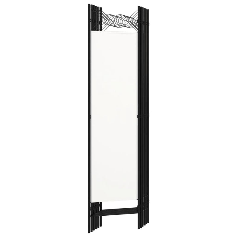 vidaXL fehér 6-paneles paraván 240 x 180 cm