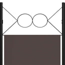 vidaXL barna 6 paneles paraván 240 x 180 cm