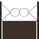 vidaXL barna 6 paneles paraván 240 x 180 cm