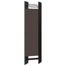 vidaXL barna 6 paneles paraván 240 x 180 cm