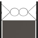 vidaXL antracitszürke 6 paneles paraván 240 x 180 cm