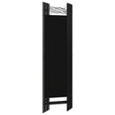 vidaXL fekete 6 paneles paraván 240 x 180 cm