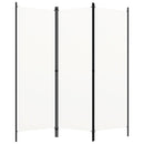 vidaXL fehér 3 paneles paraván 150 x 180 cm