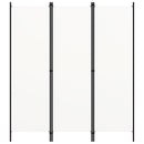 vidaXL fehér 3 paneles paraván 150 x 180 cm