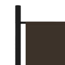 vidaXL barna 3 paneles paraván 150 x 180 cm