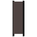 vidaXL barna 5 paneles paraván 250 x 180 cm
