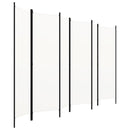 vidaXL fehér 6 paneles paraván 300 x 180 cm