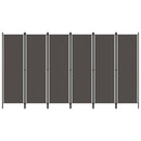 vidaXL antracitszürke 6 paneles paraván 300 x 180 cm