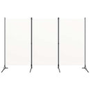 vidaXL fehér 3 paneles szövetparaván 260x180 cm