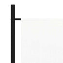 vidaXL fehér 3 paneles szövetparaván 260x180 cm