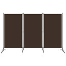 vidaXL barna 3 paneles paraván 260 x 180 cm